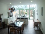 Kitchen to conservatory